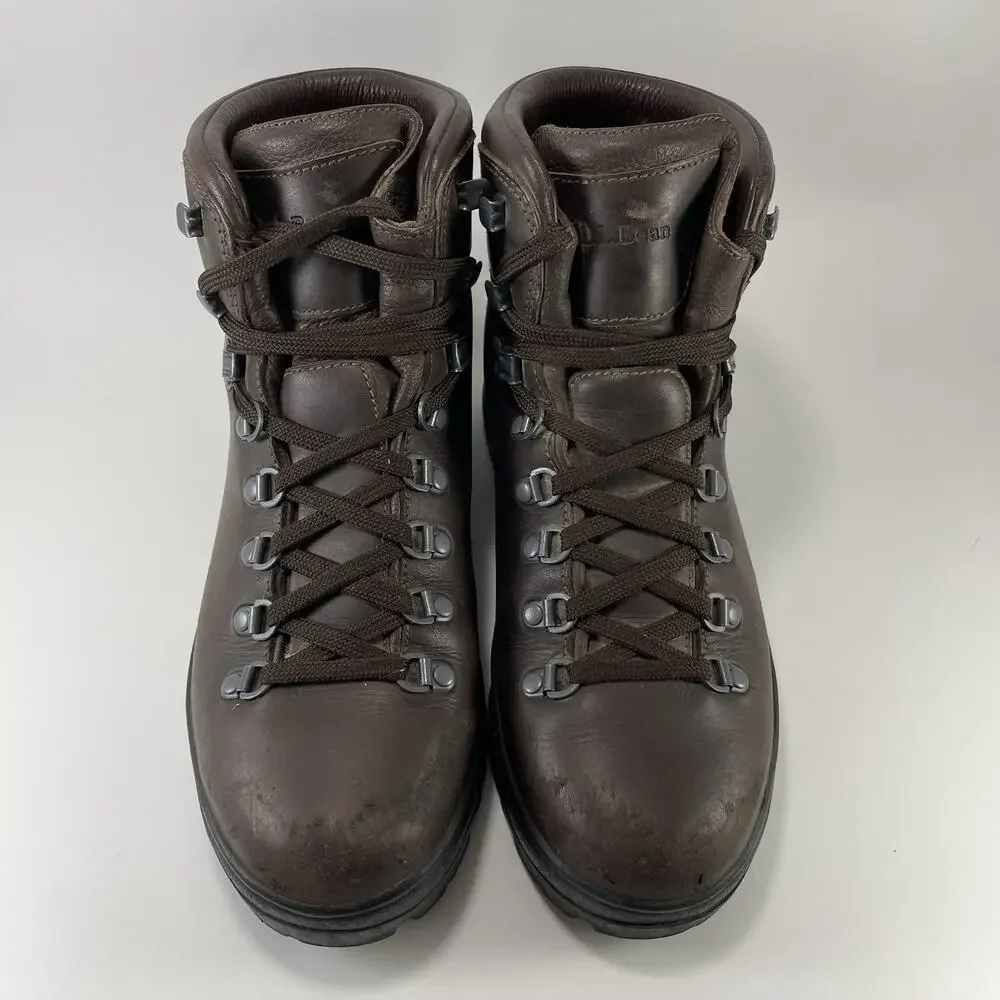 LL Bean Cresta GORE-TEX Boots Womens Size 9.5 Brown Leather Waterproof Hiking